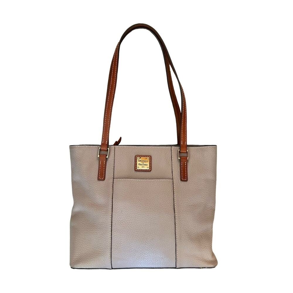 Dooney & Bourke Pebble Grain Small Lexington Tote Shoulder Bag Lavender